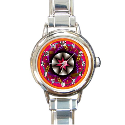 Transformation Round Italian Charm Watch from ArtsNow.com Front