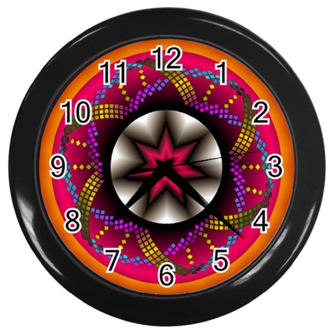 Transformation Wall Clock (Black) from ArtsNow.com Front