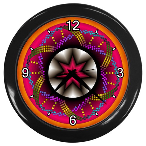 Transformation Wall Clock (Black) from ArtsNow.com Front