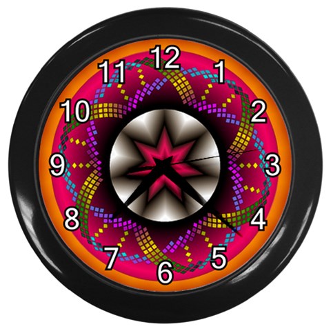 Transformation Wall Clock (Black) from ArtsNow.com Front