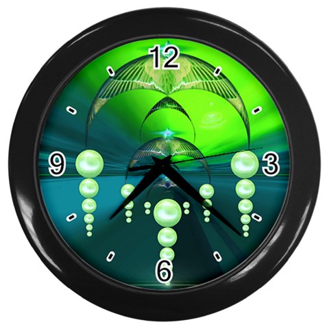 Transition Wall Clock (Black with 4 black numbers) from ArtsNow.com Front