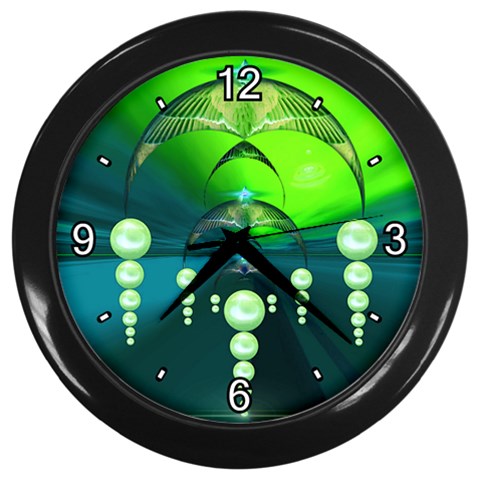 Transition Wall Clock (Black with 4 white numbers) from ArtsNow.com Front