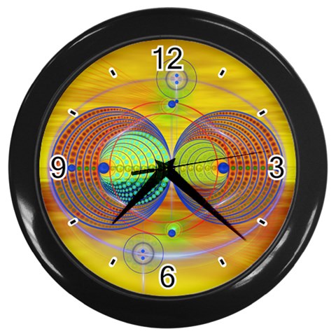 Trust Wall Clock (Black with 4 black numbers) from ArtsNow.com Front