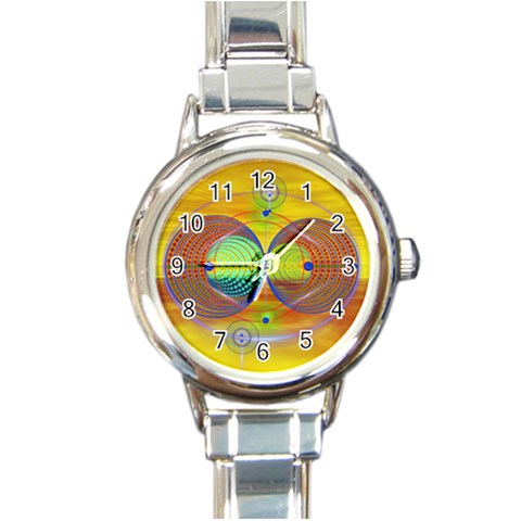 Trust Round Italian Charm Watch from ArtsNow.com Front