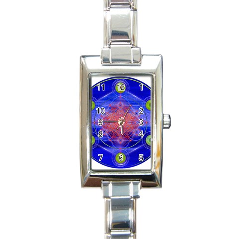 Truth Rectangular Italian Charm Watch from ArtsNow.com Front