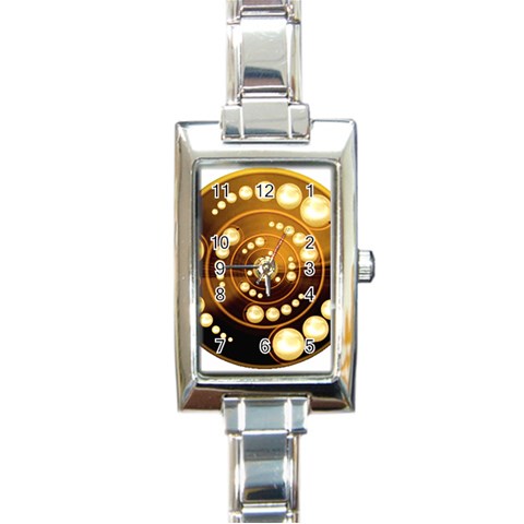 Third Wave Rectangular Italian Charm Watch from ArtsNow.com Front