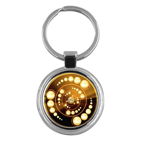 Third Wave Key Chain (Round) from ArtsNow.com Front