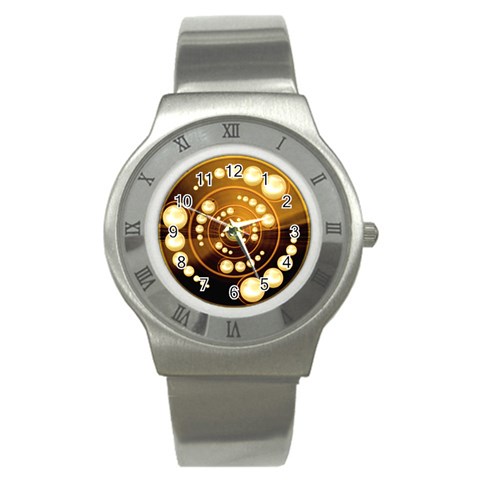 Third Wave Stainless Steel Watch from ArtsNow.com Front