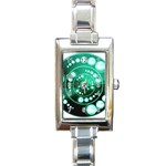 Third Wave Rectangular Italian Charm Watch