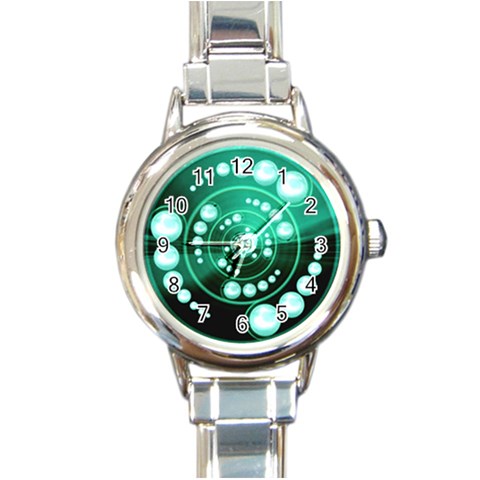 Third Wave Round Italian Charm Watch from ArtsNow.com Front