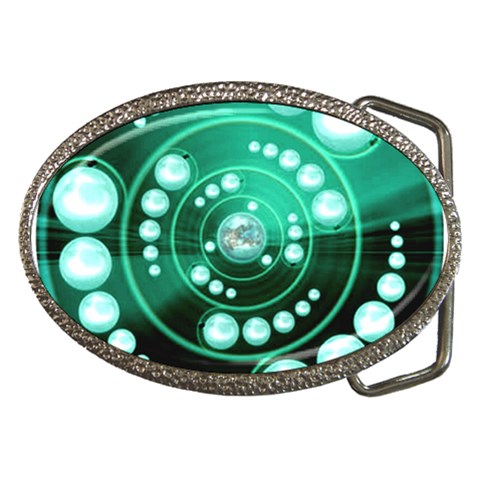 Third Wave Belt Buckle from ArtsNow.com Front