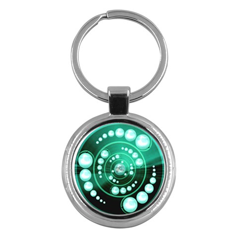 Third Wave Key Chain (Round) from ArtsNow.com Front