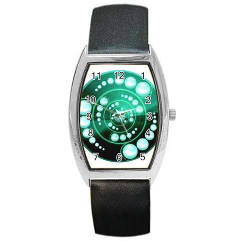 Third Wave Barrel Style Metal Watch from ArtsNow.com Front