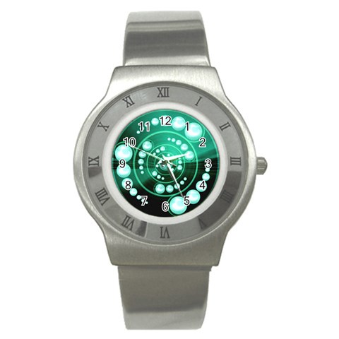 Third Wave Stainless Steel Watch from ArtsNow.com Front