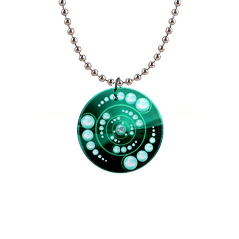 Third Wave 1  Button Necklace from ArtsNow.com Front