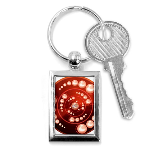 Third Wave Key Chain (Rectangle) from ArtsNow.com Front