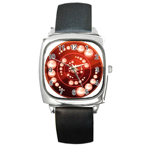 Third Wave Square Metal Watch from ArtsNow.com Front