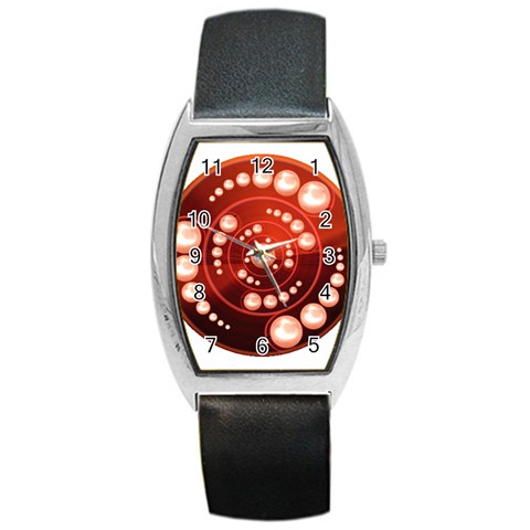 Third Wave Barrel Style Metal Watch from ArtsNow.com Front