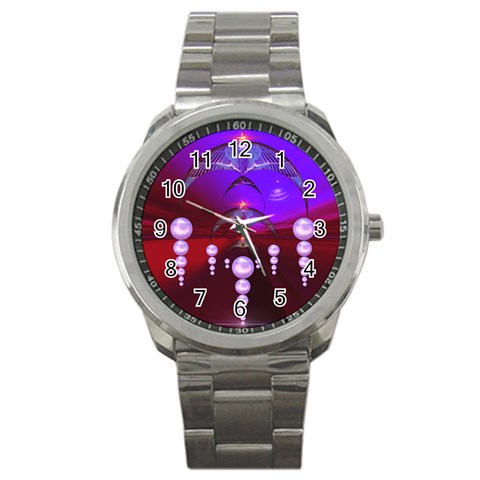 Transition Sport Metal Watch from ArtsNow.com Front