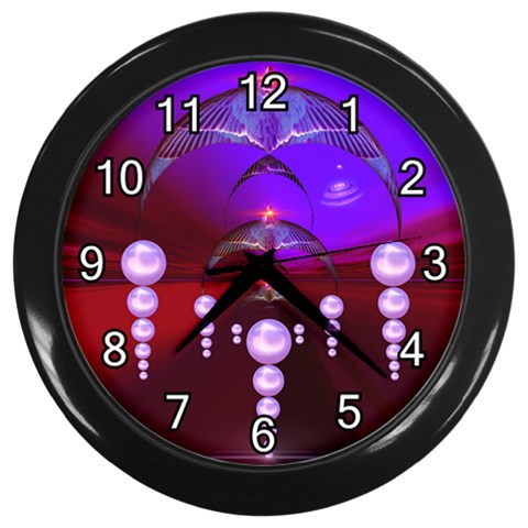 Transition Wall Clock (Black with 12 white numbers) from ArtsNow.com Front