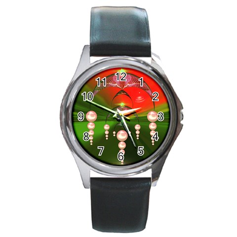 Transition Round Metal Watch from ArtsNow.com Front