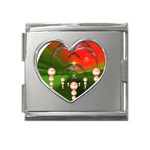 Transition Mega Link Heart Italian Charm (18mm)