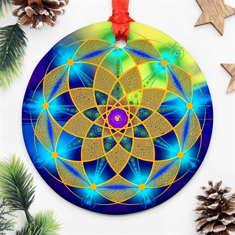 Unconditionality Ornament (Round) from ArtsNow.com Front