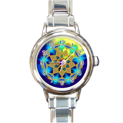 Unconditionality Round Italian Charm Watch from ArtsNow.com Front