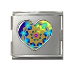 Unconditionality Mega Link Heart Italian Charm (18mm)