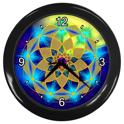 Unconditionality Wall Clock (Black with 4 white numbers) from ArtsNow.com Front