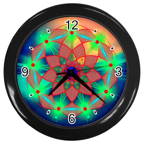 Unconditionality Wall Clock (Black with 4 black numbers) from ArtsNow.com Front