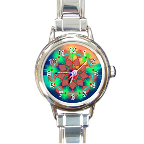 Unconditionality Round Italian Charm Watch from ArtsNow.com Front