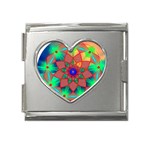 Unconditionality Mega Link Heart Italian Charm (18mm)