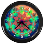 Unconditionality Wall Clock (Black with 12 white numbers)