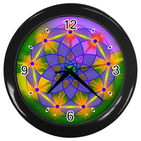 Unconditionality Wall Clock (Black) from ArtsNow.com Front