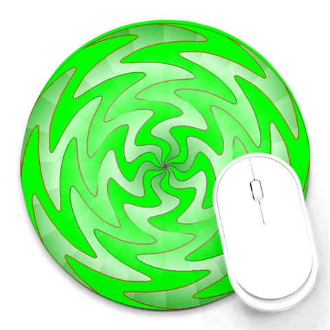 Vibration Round Mousepad from ArtsNow.com Front