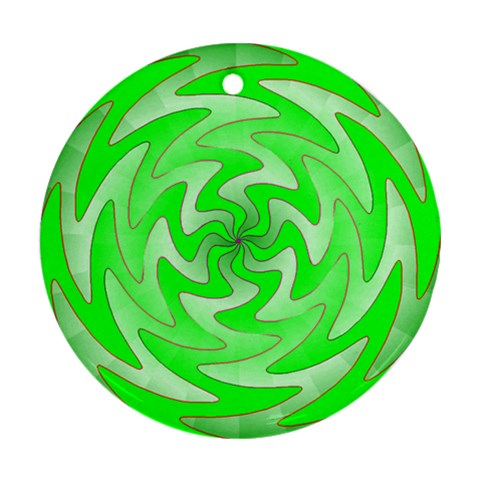 Vibration Ornament (Round) from ArtsNow.com Front