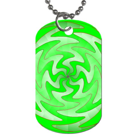 Vibration Dog Tag (One Side) from ArtsNow.com Front