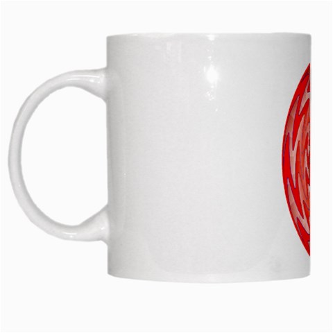 Vibration White Mug from ArtsNow.com Left