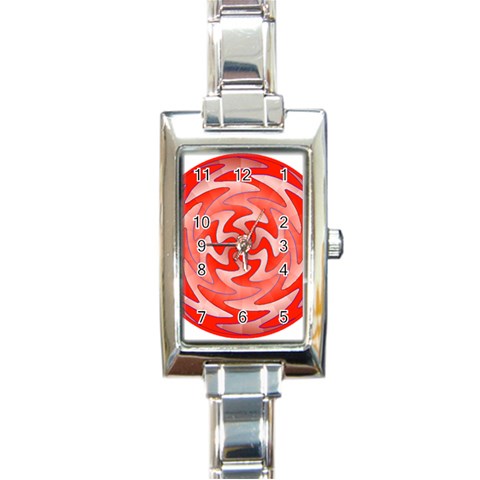 Vibration Rectangular Italian Charm Watch from ArtsNow.com Front