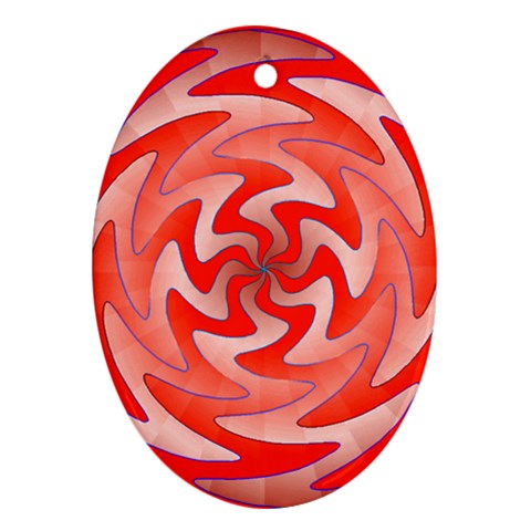 Vibration Ornament (Oval) from ArtsNow.com Front