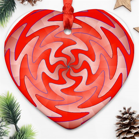 Vibration Ornament (Heart) from ArtsNow.com Front