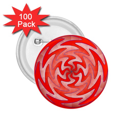 Vibration 2.25  Button (100 pack) from ArtsNow.com Front