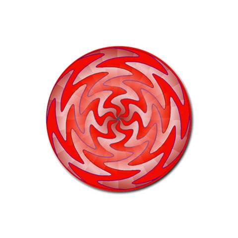 Vibration Rubber Coaster (Round) from ArtsNow.com Front