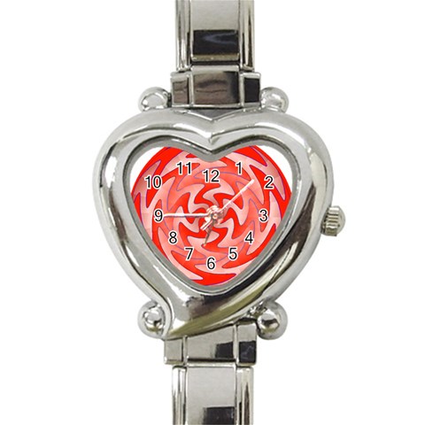 Vibration Heart Italian Charm Watch from ArtsNow.com Front