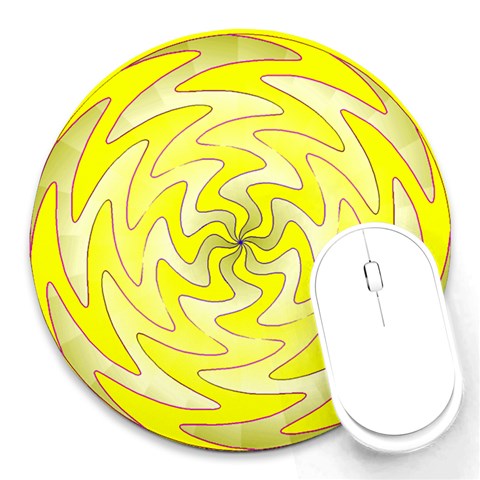 Vibration Round Mousepad from ArtsNow.com Front