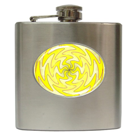 Vibration Hip Flask (6 oz) from ArtsNow.com Front