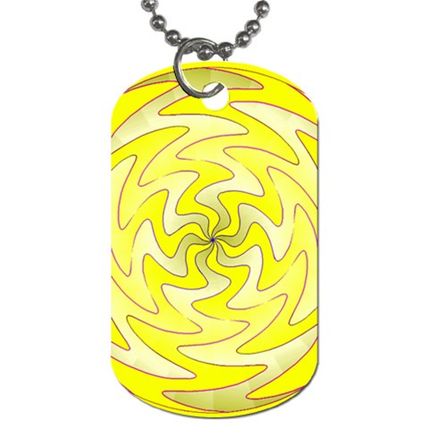 Vibration Dog Tag (Two Sides) from ArtsNow.com Front