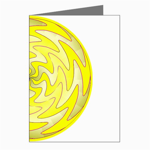 Vibration Greeting Card from ArtsNow.com Left