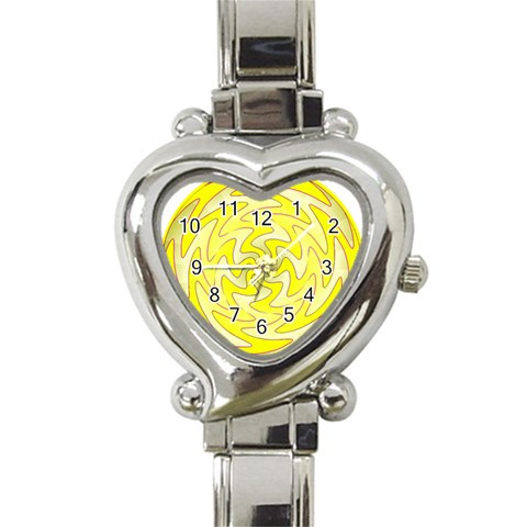 Vibration Heart Italian Charm Watch from ArtsNow.com Front